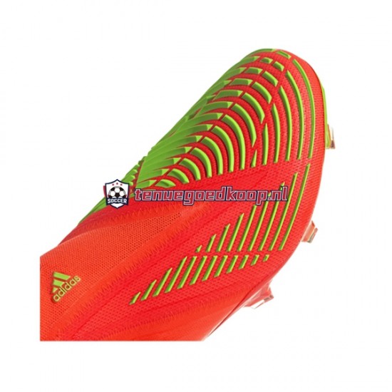Voetbalschoenen Adidas Predator EDGE FG Game Data Rood Groente