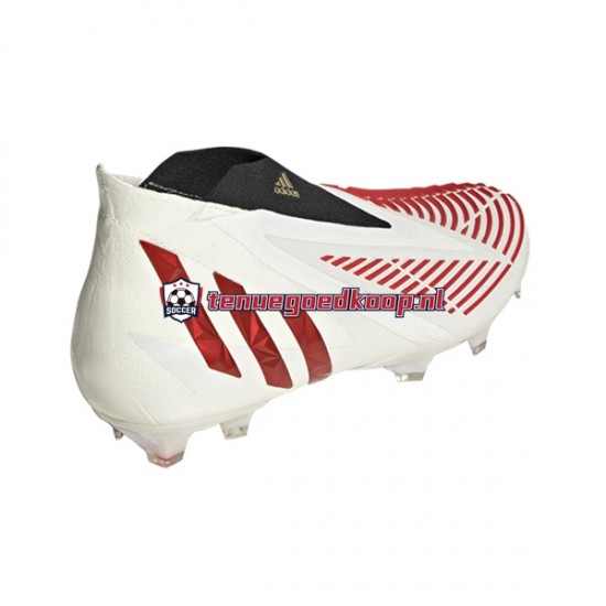 Voetbalschoenen Adidas Predator EDGE FG Showdown Rood Goud Wit