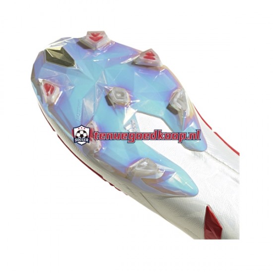 Voetbalschoenen Adidas Predator EDGE FG Showdown Rood Goud Wit
