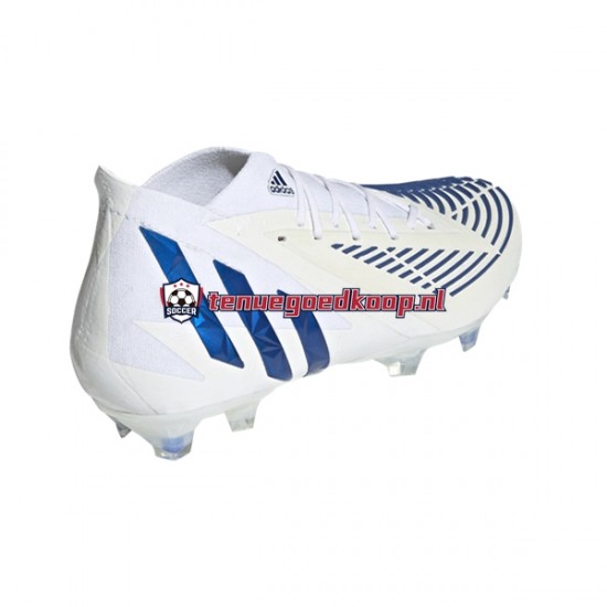 Voetbalschoenen Adidas Predator EDGE.1 FG Diamond Edge Blauw Wit