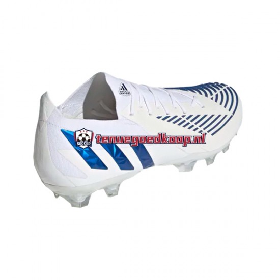 Voetbalschoenen Adidas Predator EDGE.1 L AG Diamond Edge Blauw Wit