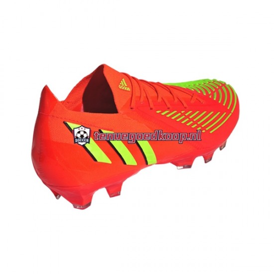 Voetbalschoenen Adidas Predator EDGE.1 L AG Game Data Rood Groente