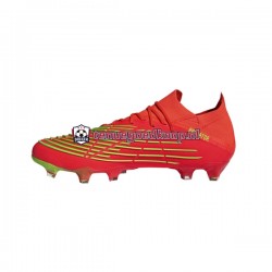 Voetbalschoenen Adidas Predator EDGE.1 L FG Game Data Rood Groente