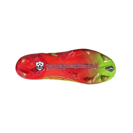 Voetbalschoenen Adidas Predator EDGE.1 L FG Game Data Rood Groente