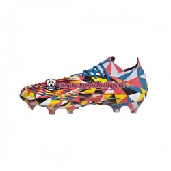 Voetbalschoenen Adidas Predator EDGE.1 L FG Geometric Blauw Geel