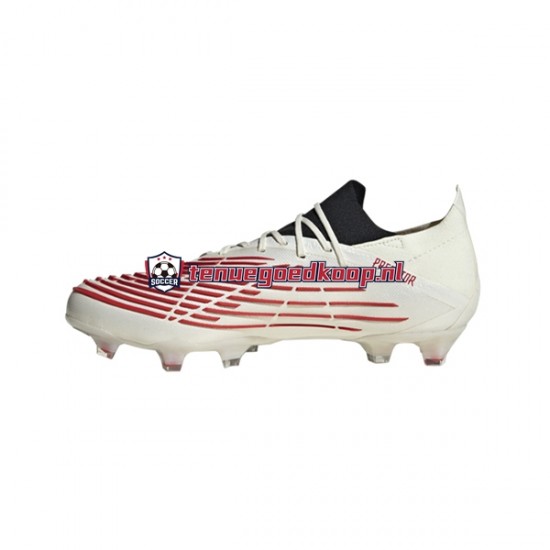 Voetbalschoenen Adidas Predator EDGE.1 L FG Showdown Rood Goud Wit