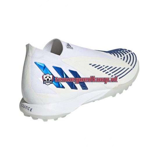 Voetbalschoenen Adidas Predator EDGE.1 TF Diamond Edge Blauw Wit