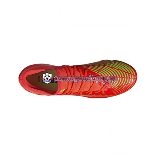 Voetbalschoenen Adidas Predator EDGE.3 L FG Game Data Rood Groente