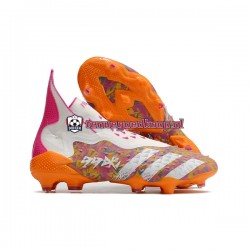 Voetbalschoenen Adidas Predator FREAK FG Paars Oranje Wit