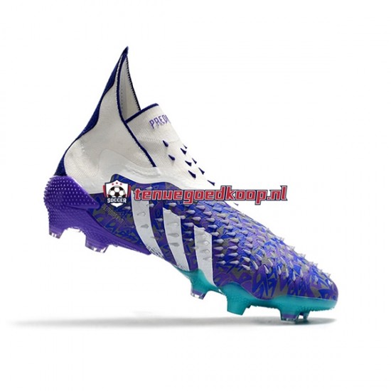 Voetbalschoenen Adidas Predator FREAK FG Paars Wit