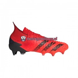 Voetbalschoenen Adidas Predator FREAK.1 SG Meteorite Rood Zwart