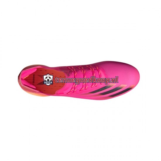Voetbalschoenen Adidas X GHOSTED.1 FG Superspectral Oranje Roze Zwart