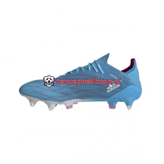 Voetbalschoenen Adidas X SPEEDFLOW.1 SG Sapphire Edge Roze Blauw Wit
