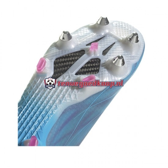 Voetbalschoenen Adidas X SPEEDFLOW.1 SG Sapphire Edge Roze Blauw Wit