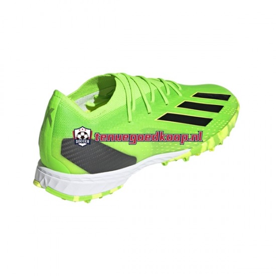 Voetbalschoenen Adidas X Speedportal.1 TF Game Data Groente Zwart