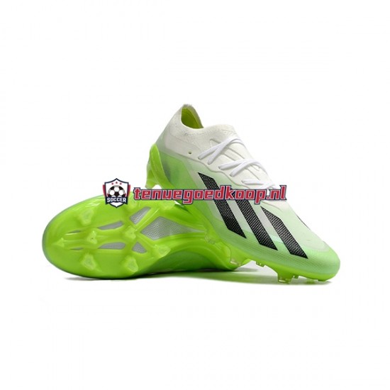 Voetbalschoenen Adidas X23 .1 FG Wit Groente Zwart