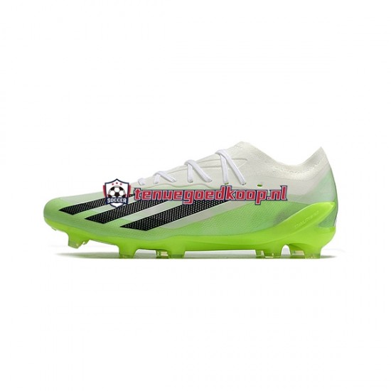 Voetbalschoenen Adidas X23 .1 FG Wit Groente Zwart