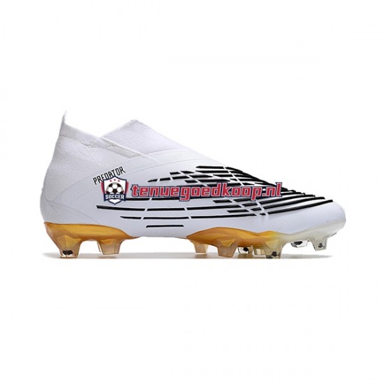 Voetbalschoenen Adidas Predator Edge Geometric FG Wit Zwart
