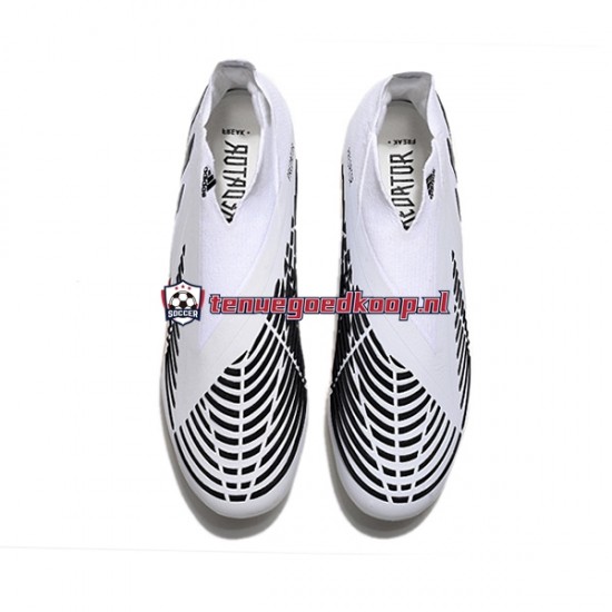 Voetbalschoenen Adidas Predator Edge Geometric FG Wit Zwart
