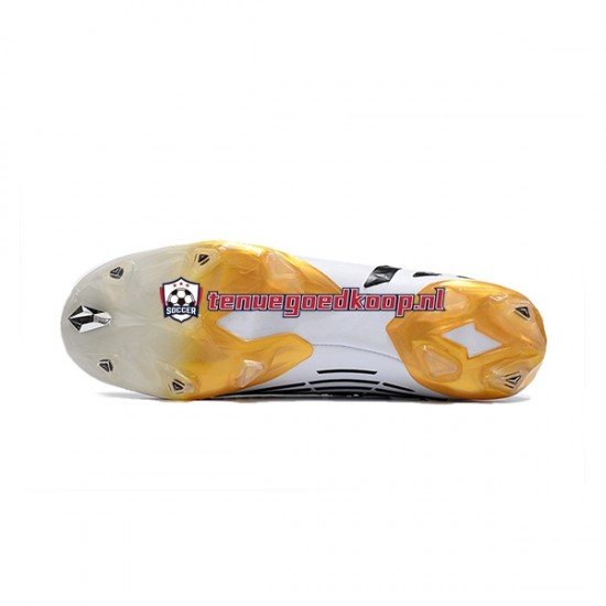 Voetbalschoenen Adidas Predator Edge Geometric FG Wit Zwart