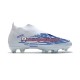 Voetbalschoenen Adidas Predator Edge Geometric FG Blauw Wit