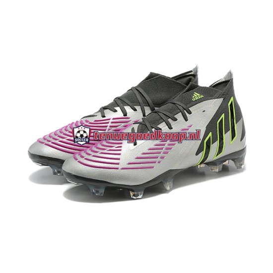 Voetbalschoenen Adidas Predator Edge Geometric.1 FG Paars Wit