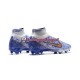 Voetbalschoenen Nike Air Zoom Mercurial Superfly IX Elite FG Goud Blauw Wit