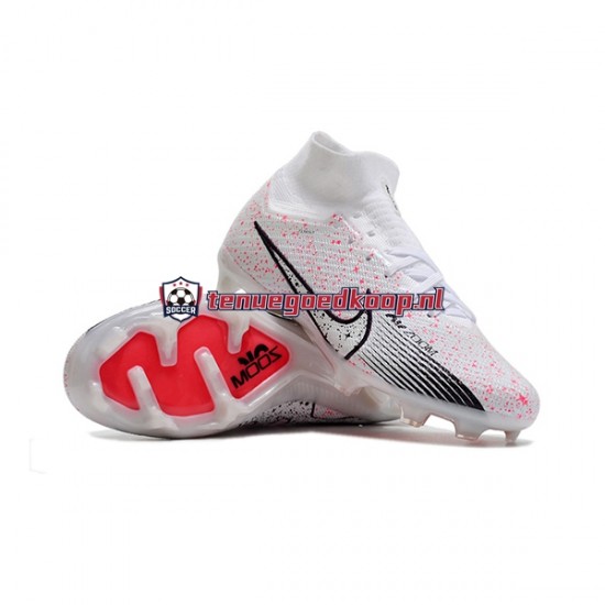 Voetbalschoenen Nike Air Zoom Mercurial Superfly IX Elite FG Rood Wit Zwart