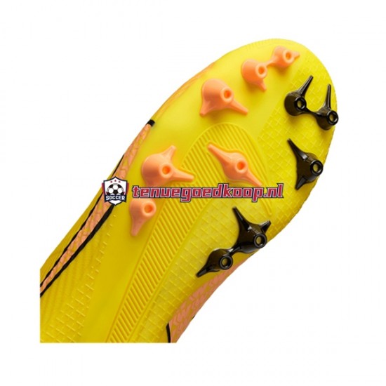 Voetbalschoenen Nike Air Zoom Mercurial Vapor XV Academy AG Lucent Roze Geel