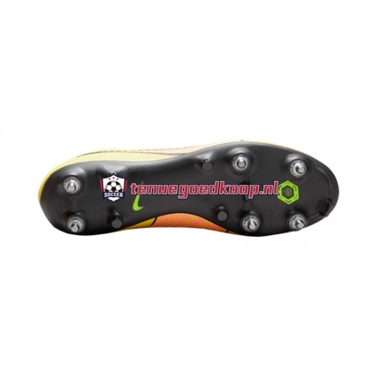 Voetbalschoenen Nike Air Zoom Mercurial Vapor XV Academy SG Pro AC Lucent Roze Geel