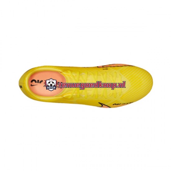 Voetbalschoenen Nike Air Zoom Mercurial Vapor XV Academy SG Pro AC Lucent Roze Geel