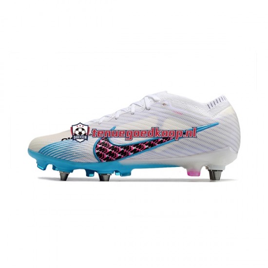 Voetbalschoenen Nike Air Zoom Mercurial Vapor XV Elite SG Blauw Wit