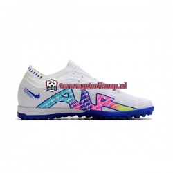 Voetbalschoenen Nike Air Zoom Mercurial Vapor XV Elite TF Blauw Wit