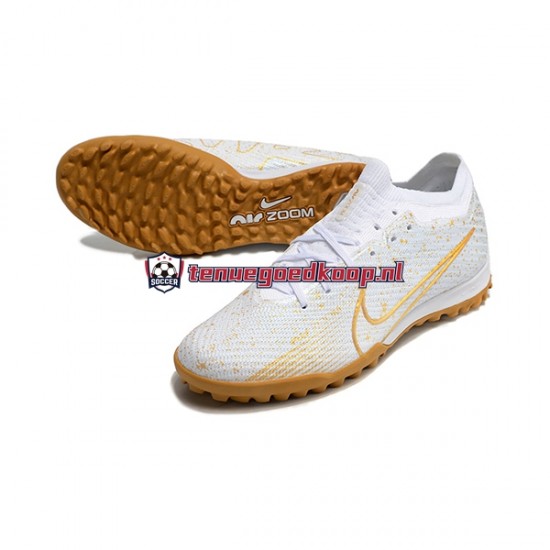 Voetbalschoenen Nike Air Zoom Mercurial Vapor XV Elite TF Geel Wit