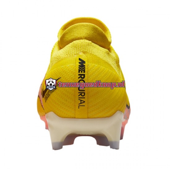 Voetbalschoenen Nike Air Zoom Mercurial Vapor XV Pro FG Lucent Roze Geel