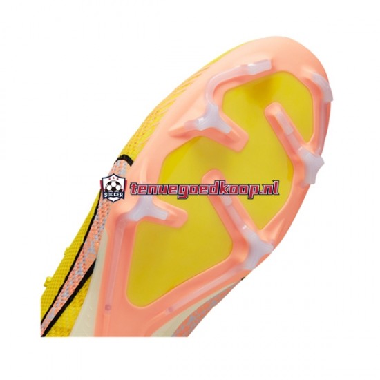 Voetbalschoenen Nike Air Zoom Mercurial Vapor XV Pro FG Lucent Roze Geel