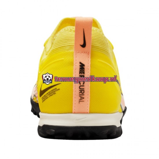 Voetbalschoenen Nike Air Zoom Mercurial Vapor XV Pro TF Lucent Roze Geel