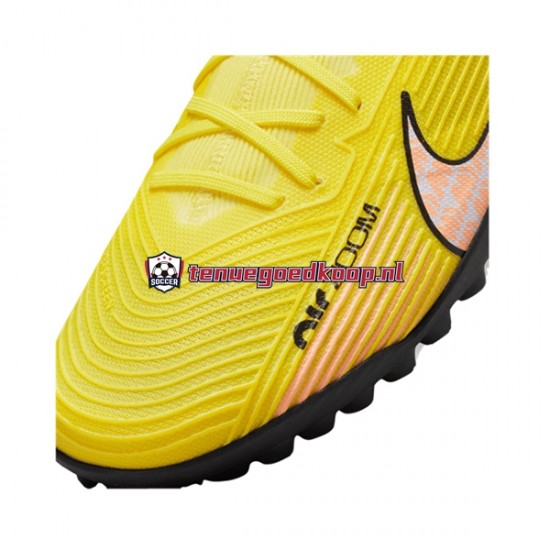 Voetbalschoenen Nike Air Zoom Mercurial Vapor XV Pro TF Lucent Roze Geel