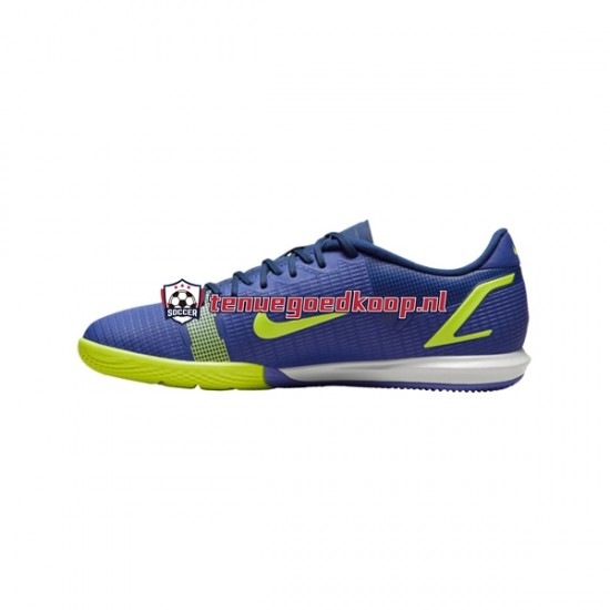 Voetbalschoenen Nike Mercurial Vapor XIV Recharge Academy IC Blauw Geel