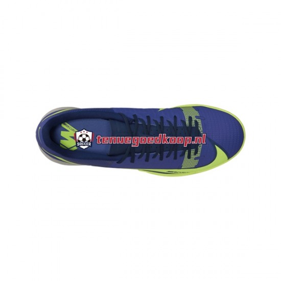 Voetbalschoenen Nike Mercurial Vapor XIV Recharge Academy IC Blauw Geel