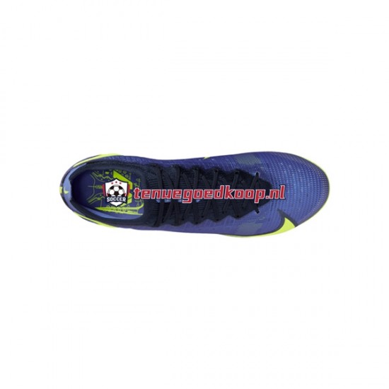 Voetbalschoenen Nike Mercurial Vapor XIV Recharge Elite FG Blauw Geel