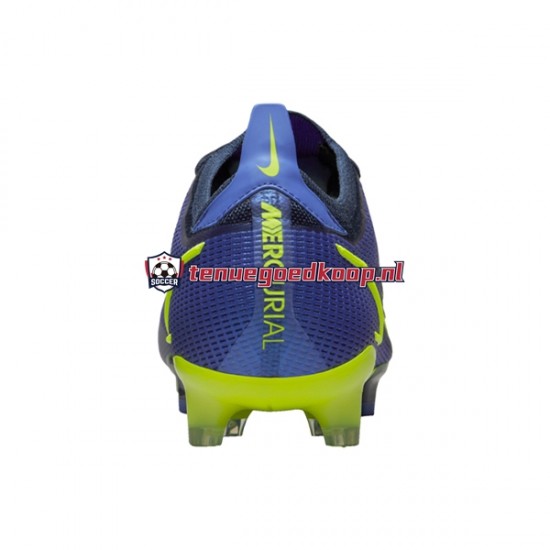 Voetbalschoenen Nike Mercurial Vapor XIV Recharge Elite FG Blauw Geel
