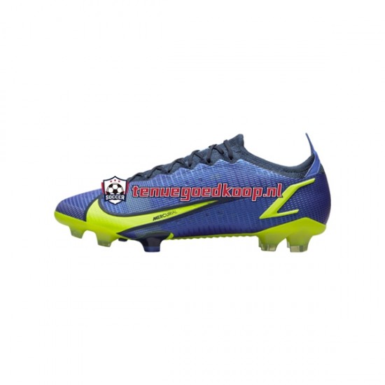 Voetbalschoenen Nike Mercurial Vapor XIV Recharge Elite FG Blauw Geel