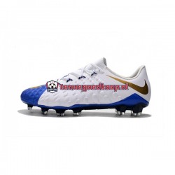 Voetbalschoenen Nike Neymar HyperVenom Phantom 3 Elite FG Blauw Geel Wit