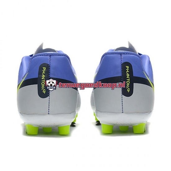 Voetbalschoenen Nike Phantom GT2 AG Blauw Wit Groente