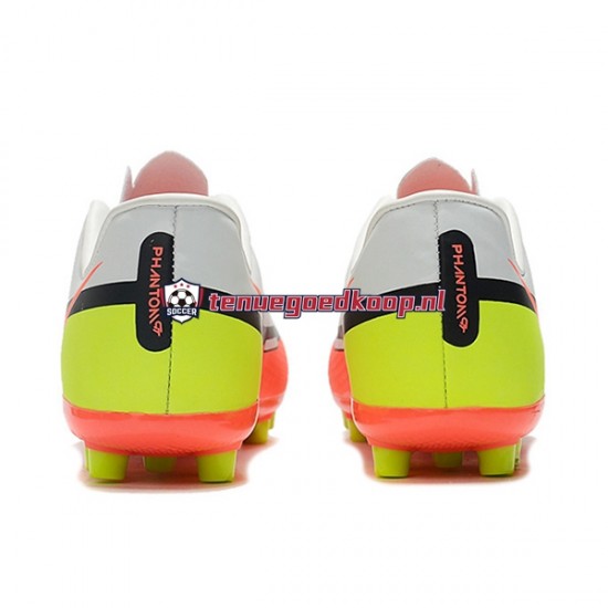 Voetbalschoenen Nike Phantom GT2 AG Oranje Wit Groente