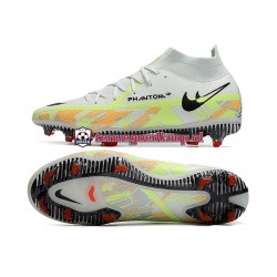 Voetbalschoenen Nike Phantom GT2 Dynamic Fit Elite FG Oranje Wit Groente