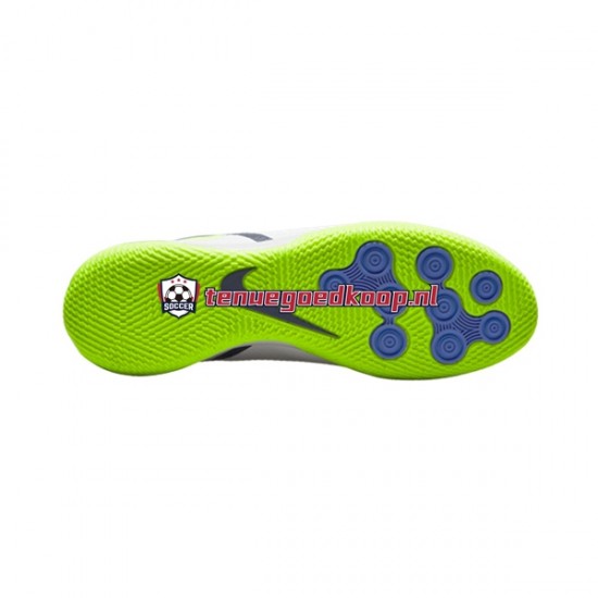 Voetbalschoenen Nike Phantom GT2 Recharge Academy IC Halle Grijs Blauw Geel