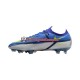Voetbalschoenen Nike Phantom GT2 Recharge Elite FG Grijs Blauw Geel