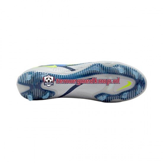 Voetbalschoenen Nike Phantom GT2 Recharge Elite FG Grijs Blauw Geel
